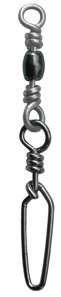 ProfiBlinker High Energy XXX-Strong Profi Coastlock Wirbel in Silber-Schwarz / Tragkraft 31,6 kg / Größe 12 / 5er Pack