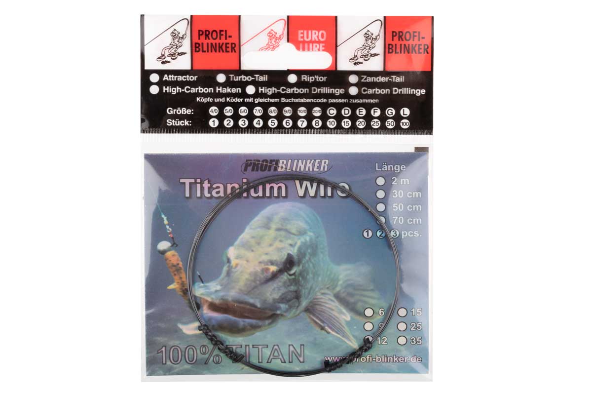 ProfiBlinker Meterware Titanium Wire Monovorfach 